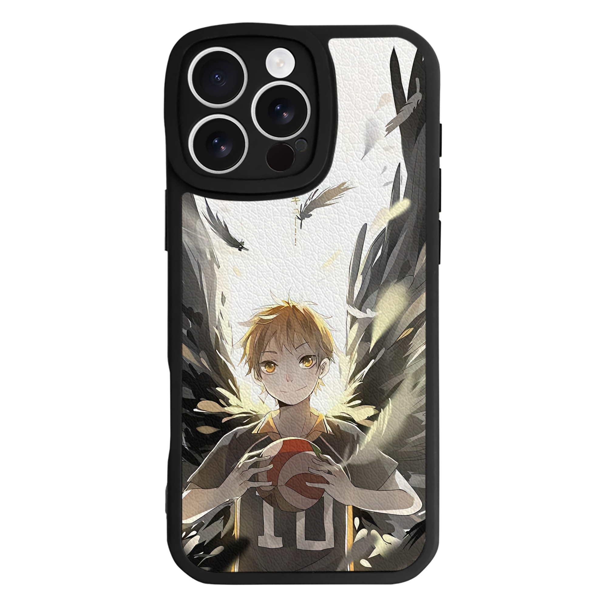 （画像用） ハイキュー!! Haikyu!! 【iPhone 16シリーズ対応】シリコンスマホケース（レザー調） 材質：シリコン
